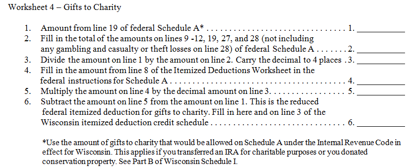 Worksheet Itemized Deductions Worksheet dor phaseout of 2013 itemized deductions worksheet 4 gifts to charity image