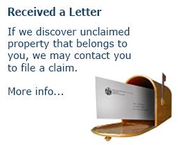 When is someone's property officially considered unclaimed?