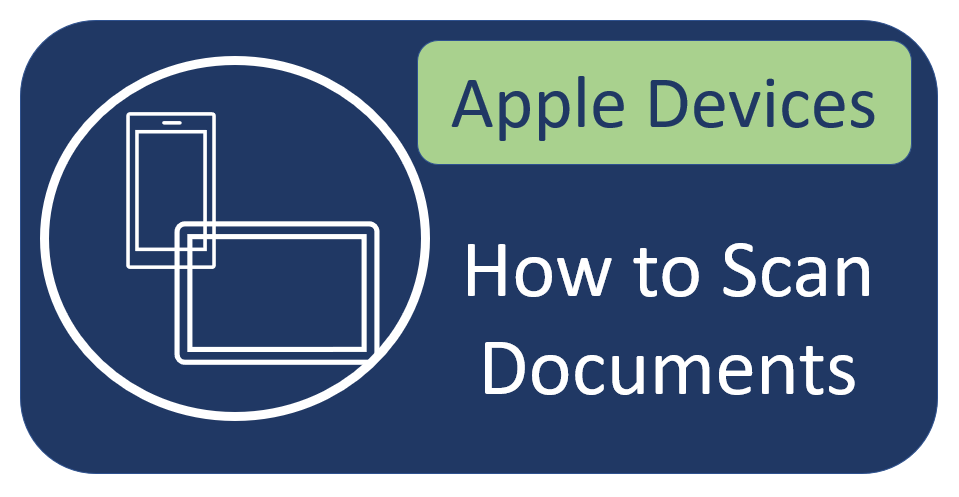 Apple Image Link. How to scan documents using apple devices